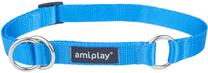 Ошейник для собак Amiplay Basic, синий цв., 350 - 500 мм x 20 мм, 35-50
