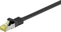 Провод Goobay SFTP m.Cat7 Patch RJ-45, RJ-45, 3 м, черный цв.
