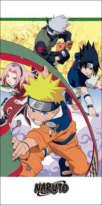 Vaikiškas rankšluostis Naruto, įvairių spalvų, 140 cm x 70 cm