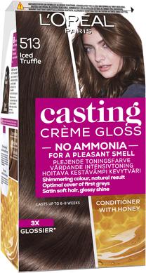 Kраска для волос L’Oréal Paris Casting Creme Gloss, iced truffle цв., 513, 180 мл