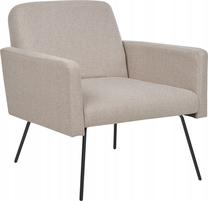 Krėslas Beliani Narken, smėlio sp., 76 cm x 72 cm x 77 cm