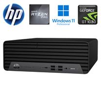Stacionarus kompiuteris HP EliteDesk, atnaujintas AMD Ryzen 5 PRO 4650, DDR4 16 GB, SSD 256 GB, Nvidia GeForce GT1030 2 GB GDDR5, Windows 11 Pro 805 G6 RM37484