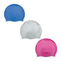 Шапочка для плавания Bestway Glide Capz, синий цв./белый цв./розовый цв.