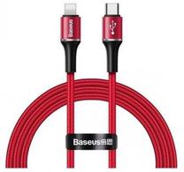 Laidas Baseus CATLGH-09 18W, Lightning/USB-C, 100 cm, raudona sp., 18 W