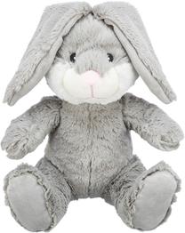 Rotaļlieta sunim, plīša manta Trixie Bunny Evan 34883, pelēka krās.