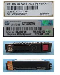 Kõvaketas (SSD) HP 822784-001, 2.5", 400 GB