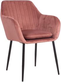 Valgomojo kėdė Home4you, rožinė, 57.5 cm x 60.5 cm x 82 cm
