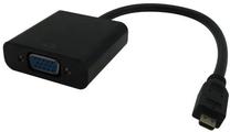 Adapteris MicroConnect Mini HDMI to VGA VGA female, Mini HDMI male, 0.25 m, juoda sp.