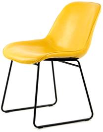 Kėdžių rinkinys Kayoom Cora 110 8EIRQ, geltona sp., 64.5 cm x 49.5 cm x 81 cm, 2 vnt.
