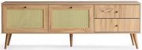 TV galds Kalune Design Patara, ozola krās., 180 cm x 40 cm x 60 cm
