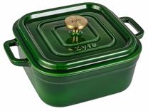 Emailitud malmpott Zyle ZY08GKI, Ø24 cm, 4.5 l, roheline v.