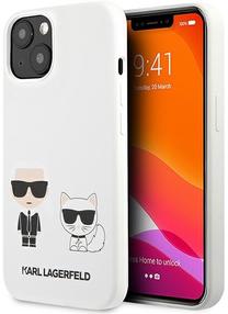 Чехол для телефона Karl Lagerfeld, белый цв./черный цв., Apple