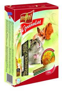 Barība grauzējiem Vitapol Granulated, trušiem/jūras cūciņām/kāmjiem, 1 kg
