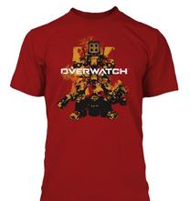 T-krekls, vīriešiem Jinx Overwatch, sarkana krās., s