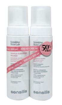 Очищающая пенка для лица Sensilis Gentle Cleansing Mousse Duplo, 400 мл, 2 шт.