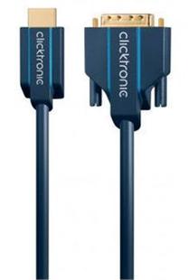 Adapteris Clicktronic HDMI, DVI, 5 m