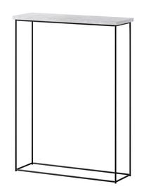 Консольный стол ADRK Sili, черный цв./серый цв., 60 см x 20 см x 80 см