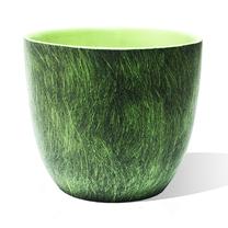Puķu pods Askovita Vetkazal, keramika, Ø 16 cm, zaļa krās.