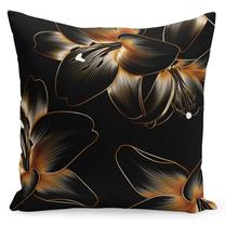 Dekoratyvinės pagalvėlės užvalkalas JMC-113, ruda/juoda/rusva, 40 cm x 40 cm