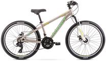 Vaikiškas dviratis, vaikų Romet Rambler Dirt 24 JR, žalia sp./pilka sp., 12", 24"
