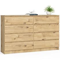 Komoda Akord Furniture Factory K160 8SZ CLP PK, artisan oak sp., 121 cm x 160 cm x 40 cm