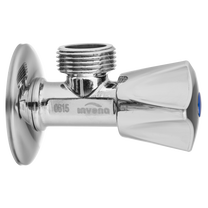 Leņķa vārsts Invena ZW-10-015-L, tualetes tvertnei, jaucējkrānam, 1/2" x 1/2"