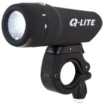 Dviračių žibintas Q-lite, plastikas, juoda sp.