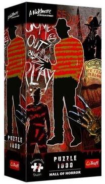 Puzle Trefl Hall of Horror: A Nightmare on Elm Street, 68 cm x 48 cm, 1000 gab.