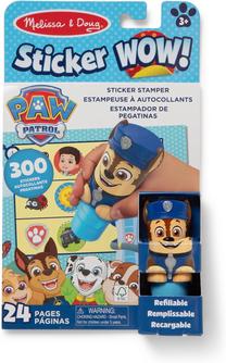 Наклейка, набор Melissa & Doug Sticker WOW! Paw Patrol Chase, многоцветный