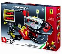 Автомобильная трасса Bburago Ferrari Race & Play Parking Garage, многоцветный