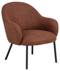 Krėslas Spencer, ruda sp., 75 cm x 70 cm x 75 cm