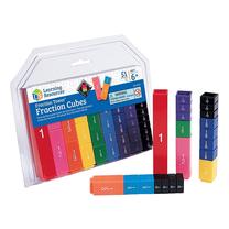 Математические кубики Learning Resources Fraction Tower Fraction Cubes, многоцветный, 51 шт.
