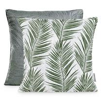 Spilvenu pārvalks AmeliaHome Tropical Bonaire, zaļa krās., 45 cm x 45 cm, 2 gab.