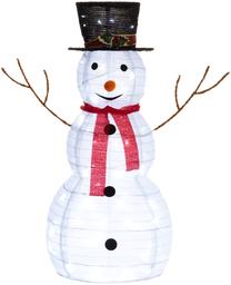 Dekoracija Finnlumor Snowman, 90 cm, 500 cm, balta sp.