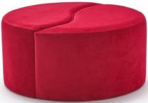 Pufas Hanah Home Alis 825BLC1608, raudona sp., 80 cm x 80 cm x 40 cm