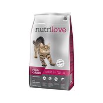 Sausas kačių maistas Nutrilove, vištiena, 1.5 kg