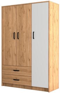 Spinta Kalune Design Grande 3510, ąžuolo sp./balta sp., 120 cm x 48 cm x 181.8 cm