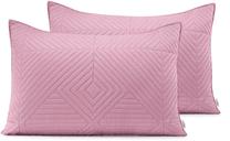 Pagalvės užvalkalas Restilo Softa, sidabro/šviesiai rožinė, 70 cm x 50 cm, 2 vnt.