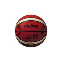 Krepšinio kamuolys Molten World Cup M1G200-M9C, 1 dydis, ruda sp./balta sp.