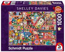 Dėlionė Schmidt Shelley Davies Vintage Board Game 109972, 49.3 cm x 69.3 cm, 1000 vnt., įvairių spalvų