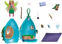 Комплект Playmobil Fairy Hut 70804, 28.4 см, 54 шт., синий цв./коричневый цв./белый цв.