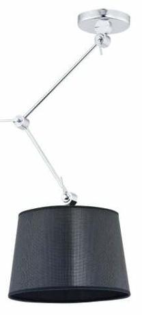 Valgusti rippuv Argon Zakyntos, E27, 1 x 15 W, must v. / kroom v., 40 x 30 cm
