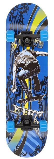 Skrituļdēlis Nils Extreme Skate King, zila krās./melna krās.