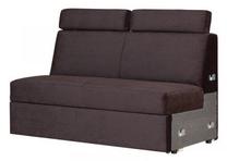 Modulinė sofa Bodzio Lazur, ruda sp., 141 x 81 cm x 97 cm