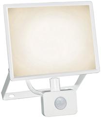Prožektor liikumisanduriga, lakke või seina Spectrum LED Noctis Lux 3, 50 W, 4300 lm, 3000 °K, IP44, valge v.