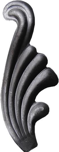 Dekoratyvinis tvoros elementas L09ZL061, juoda sp.