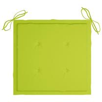 Kėdžių pagalvėlė VLX Garden Chair Cushions 314027, žalia sp., 40 cm x 40 cm, 4 vnt.