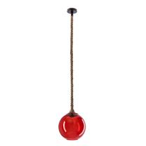 Светильник потолочный Candellux Lighting Shedon 31-45256, E27, 1 x 40 Вт, красный цв. / коричневый цв.