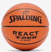 Баскетбольный мяч Spalding React TF-250, 7 размер, oранжевый цв.