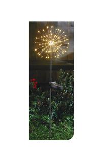 Iedurams gaismeklis ar saules bateriju Domoletti Firework ESL-95, 0.132W, IP44, melna krās./pelēka krās.